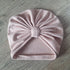 Turban bonnet nœud buns ou simple en tissu maille 100% coton - Oeko-Tex